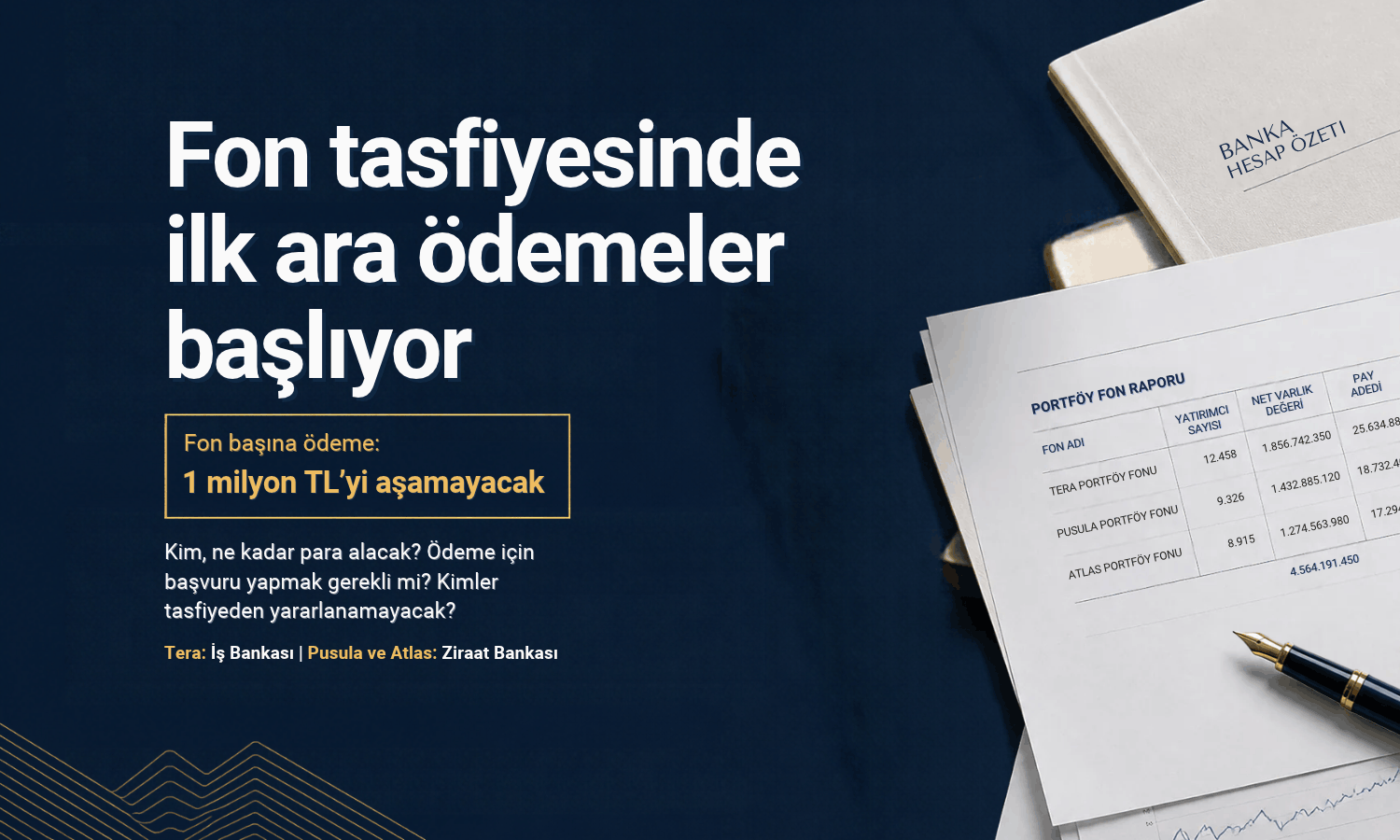Fon tasfiyesinde ara ödeme bugün başlıyor: Ödeme almak için başvuru gerekli mi?