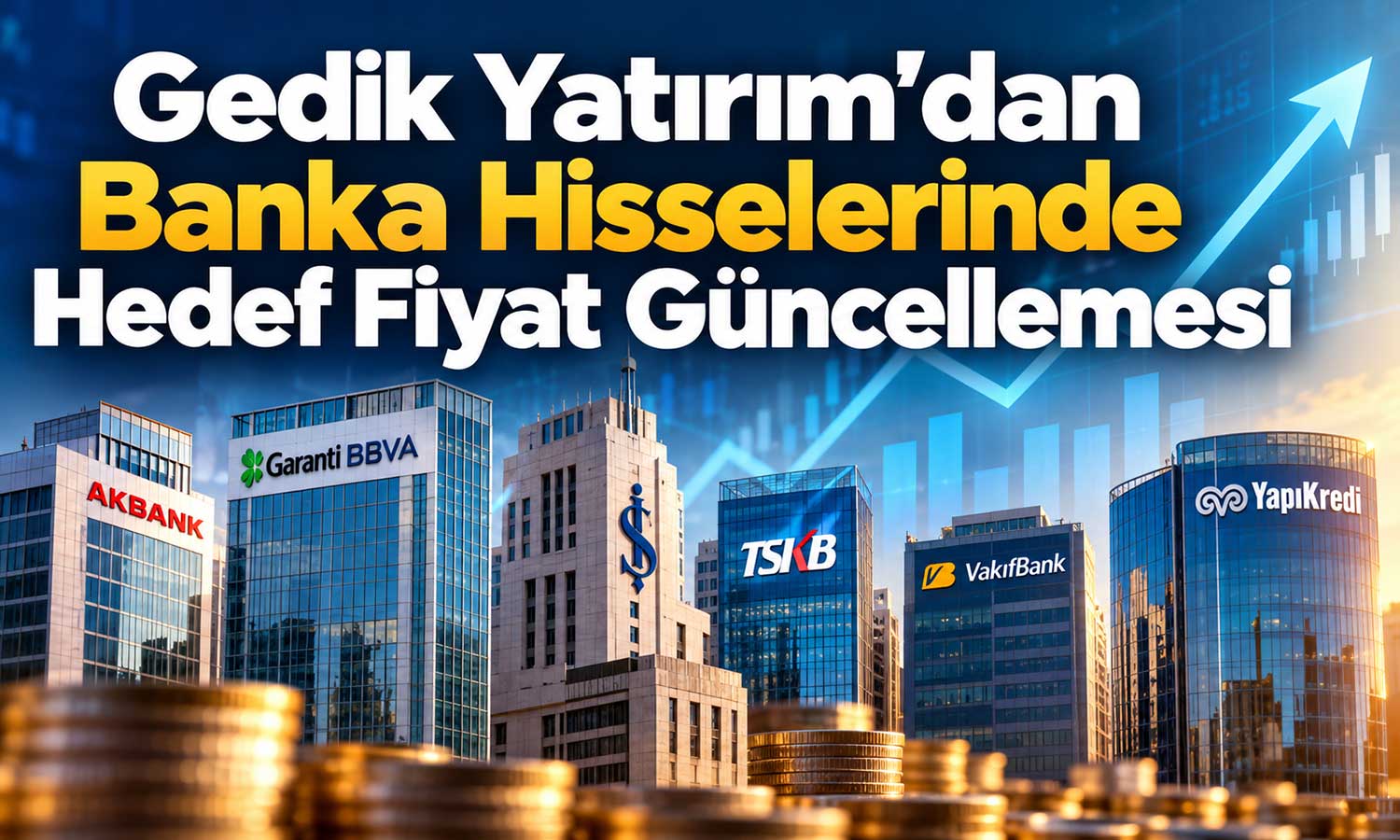 Gedik Yatırım 6 bankanın hedef fiyatını yeniden belirledi