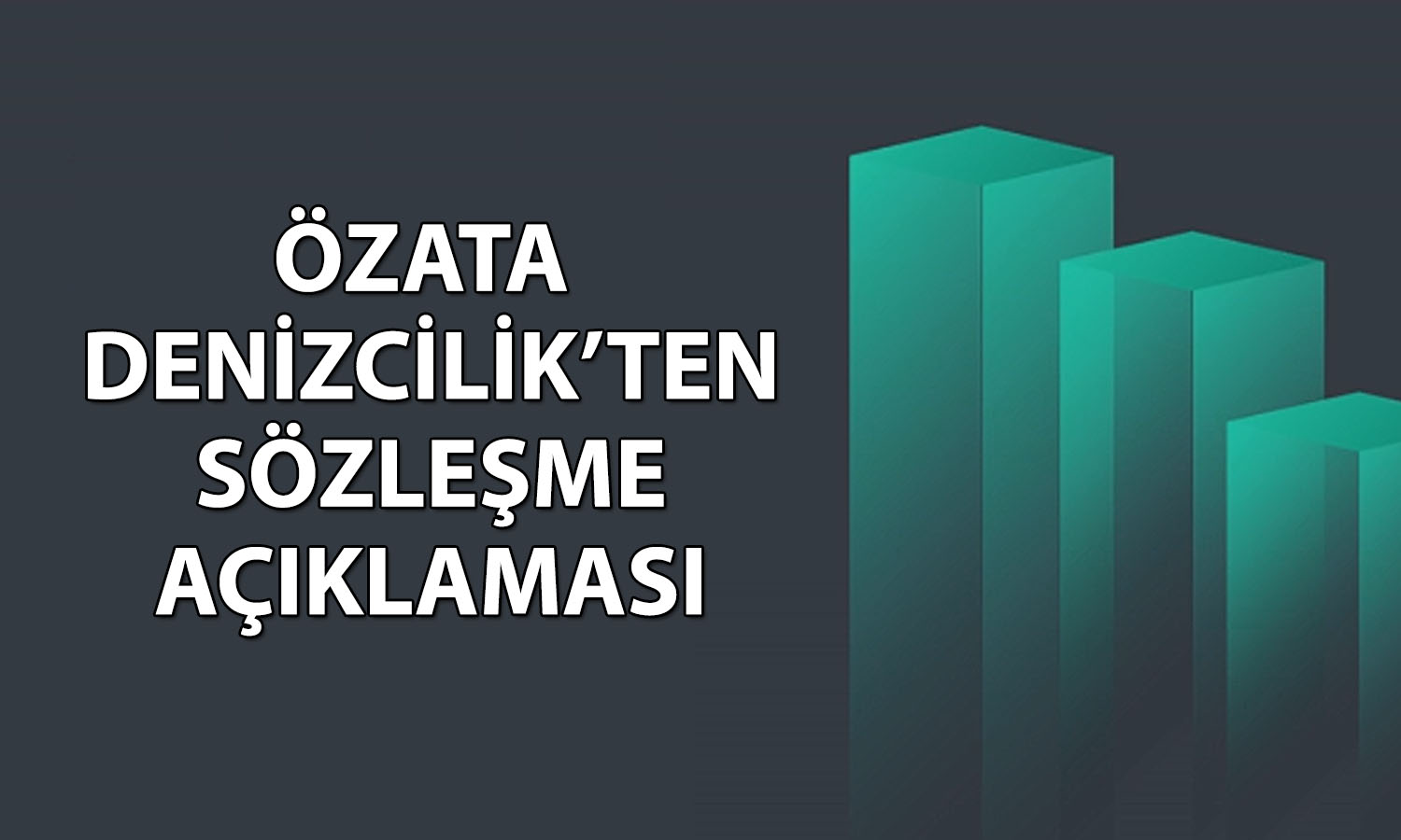 Hissesi yüzde 85 düşen OZATD’den sözleşme açıklaması