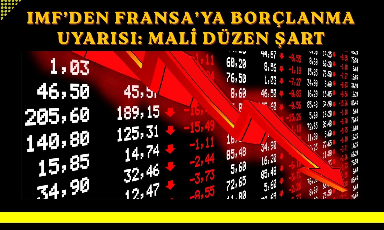 IMF’den Fransa’ya sert uyarı: Mali düzeninizi sağlayın