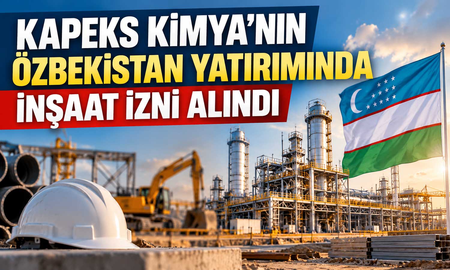 Kapeks Kimya’nın Özbekistan tesisinde inşaat süreci başlıyor