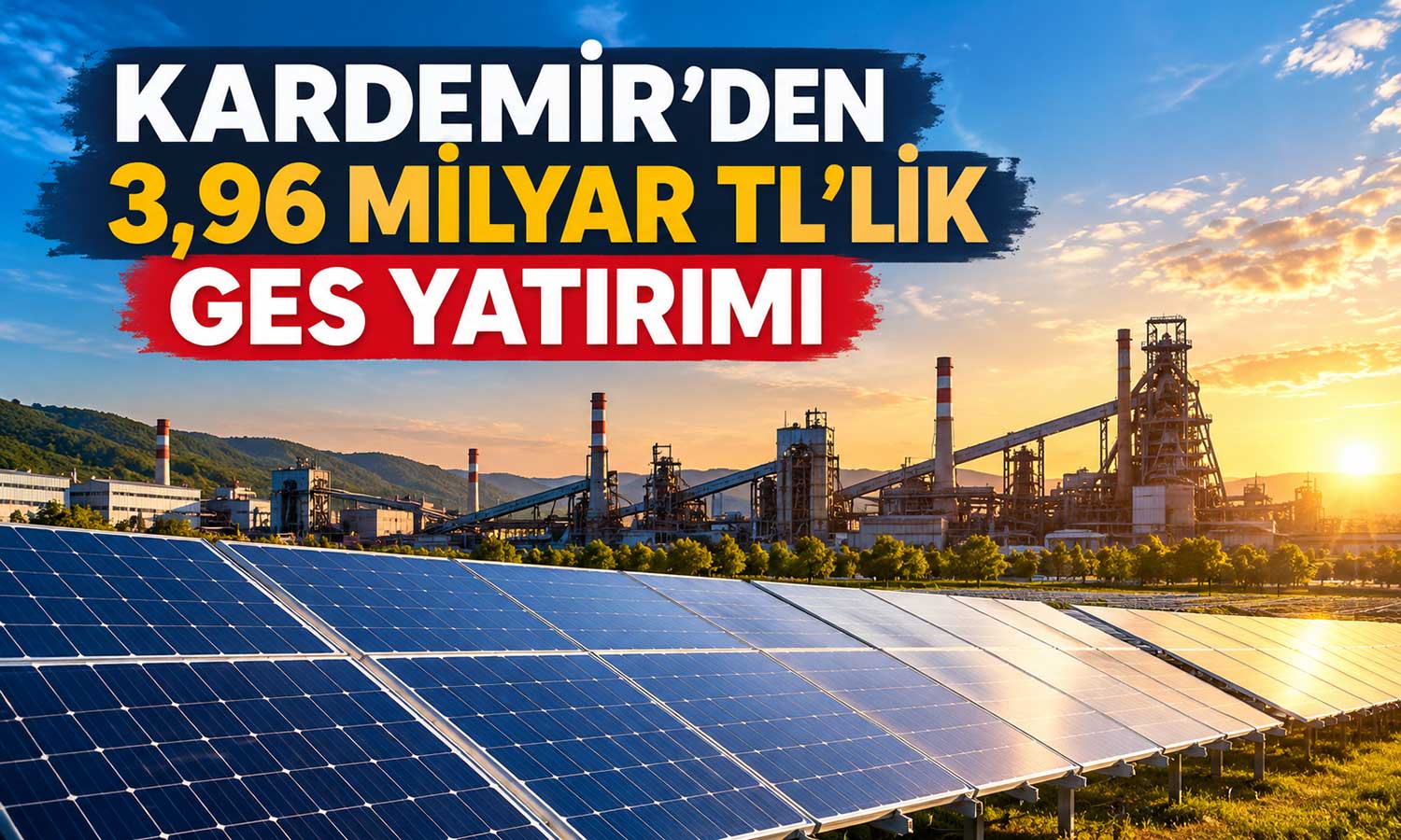 Kardemir ve bağlı ortaklıklarından dev GES projesi