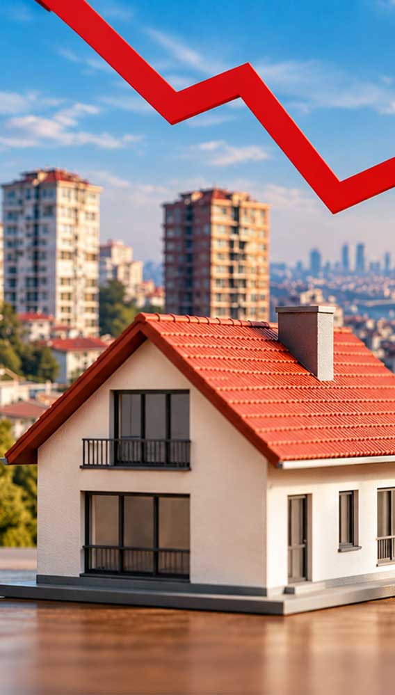 Konut fiyatları arttı, reel kayıp devam etti