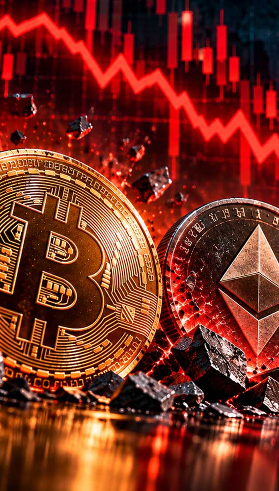 Kripto piyasasında 1 milyar dolara yakın pozisyon tasfiye edildi
