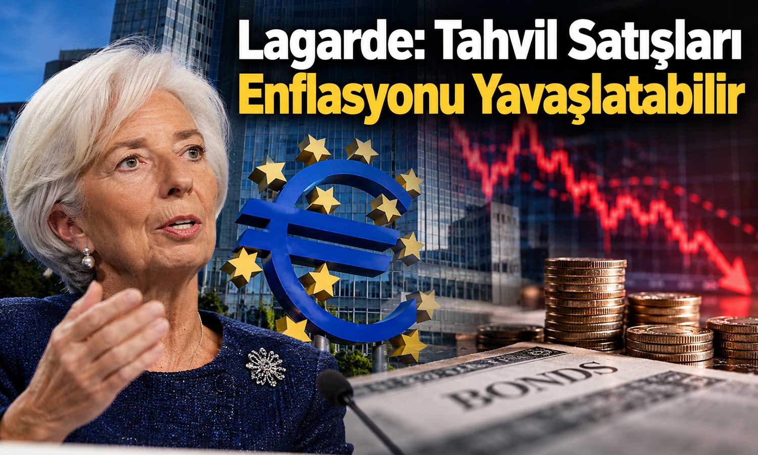 Lagarde: Tahvil satışları Euro Bölgesi’nde büyümeyi baskılayabilir