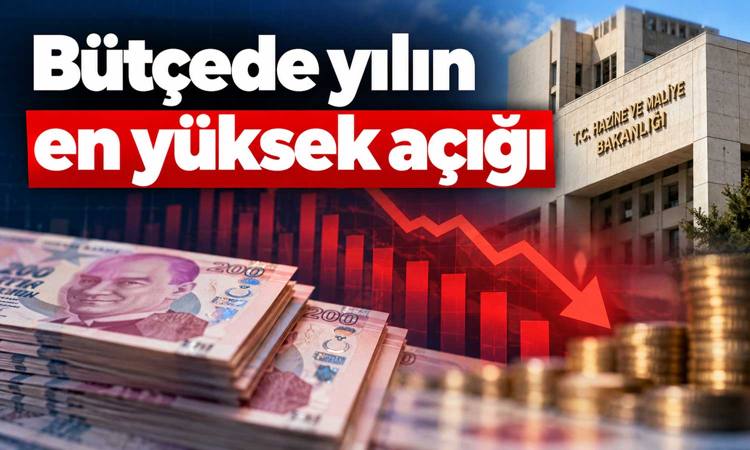 Merkezi yönetim bütçesinde yılın en yüksek açığı