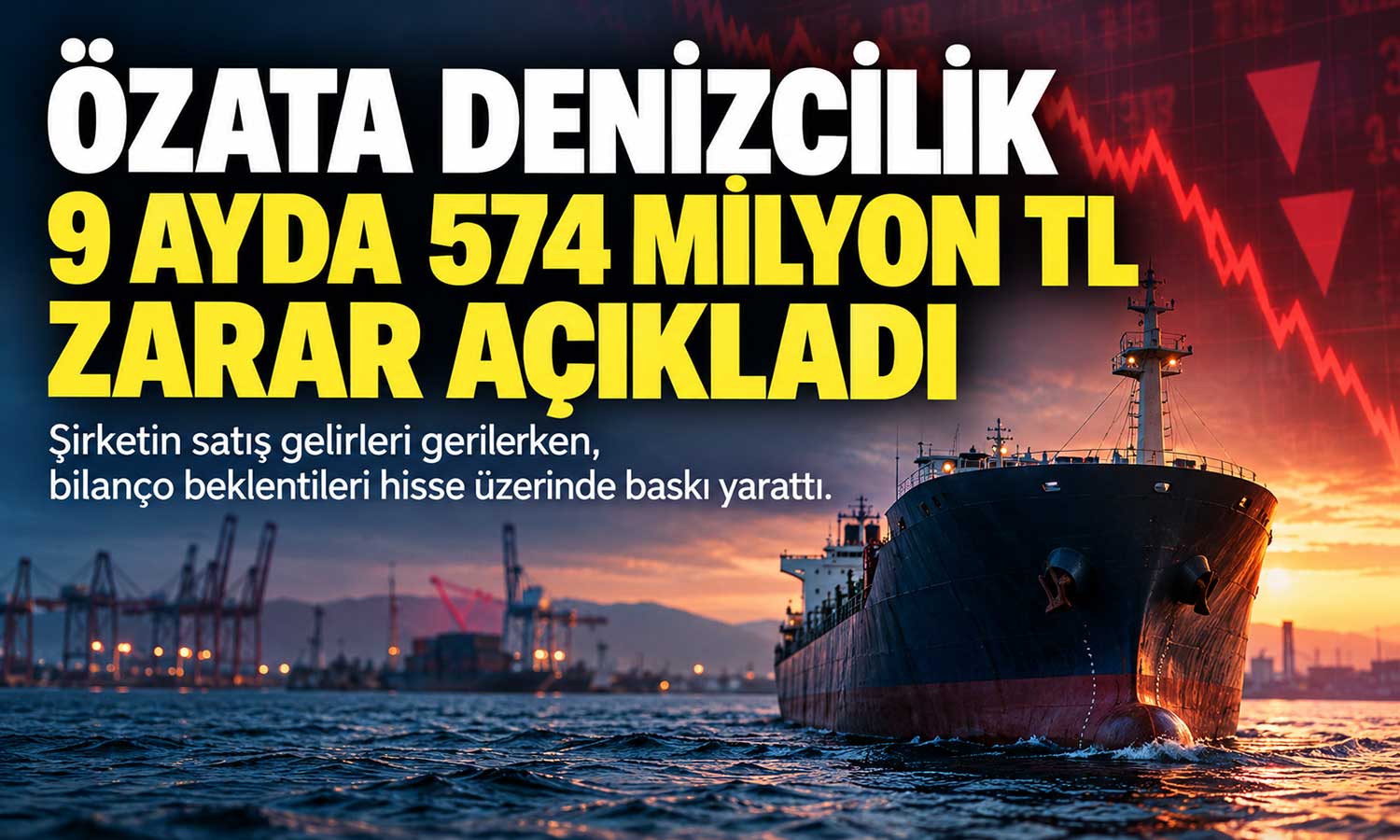 Özata Denizcilik'te satışlar geriledi, net zarar 574 milyon TL'ye çıktı