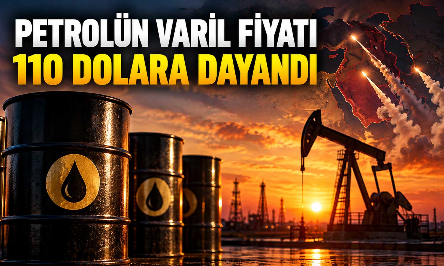 Petrol piyasasında arz endişesi: Brent 110 doları gördü