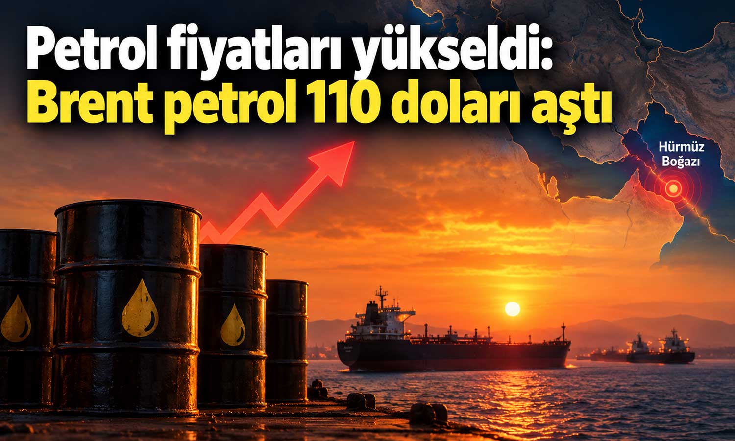 Petrol piyasasında arz endişesi: Brent 110 doların üzerine çıktı