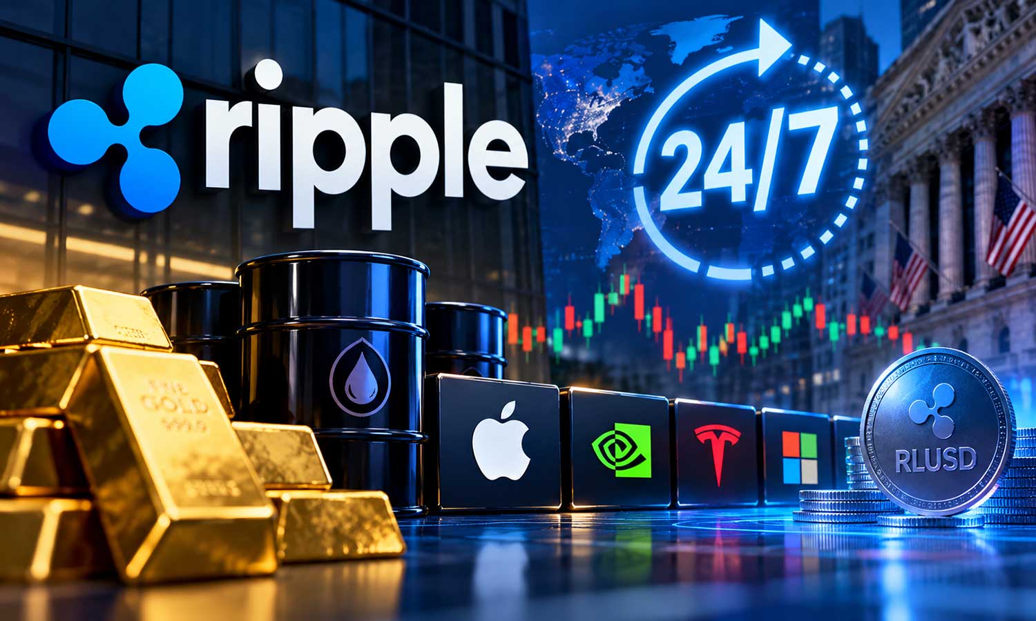 Ripple, RLUSD ile hisse ve emtia işlemlerini genişletiyor