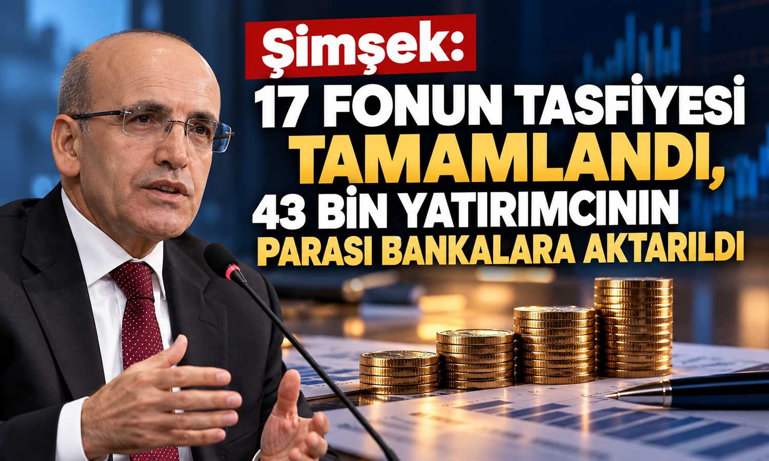 Şimşek açıkladı: 43 bin fon yatırımcısına ödeme yapıldı