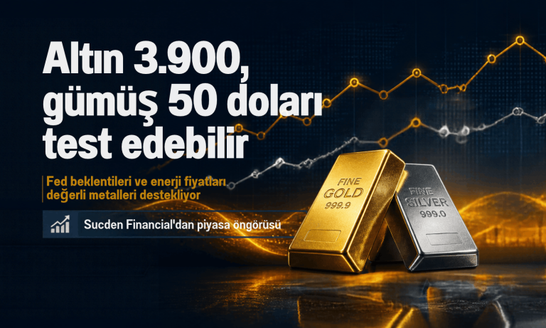 Sucden Financial'dan düşüş tahmini: Altında 3900, gümüşte 50 dolar bekliyor