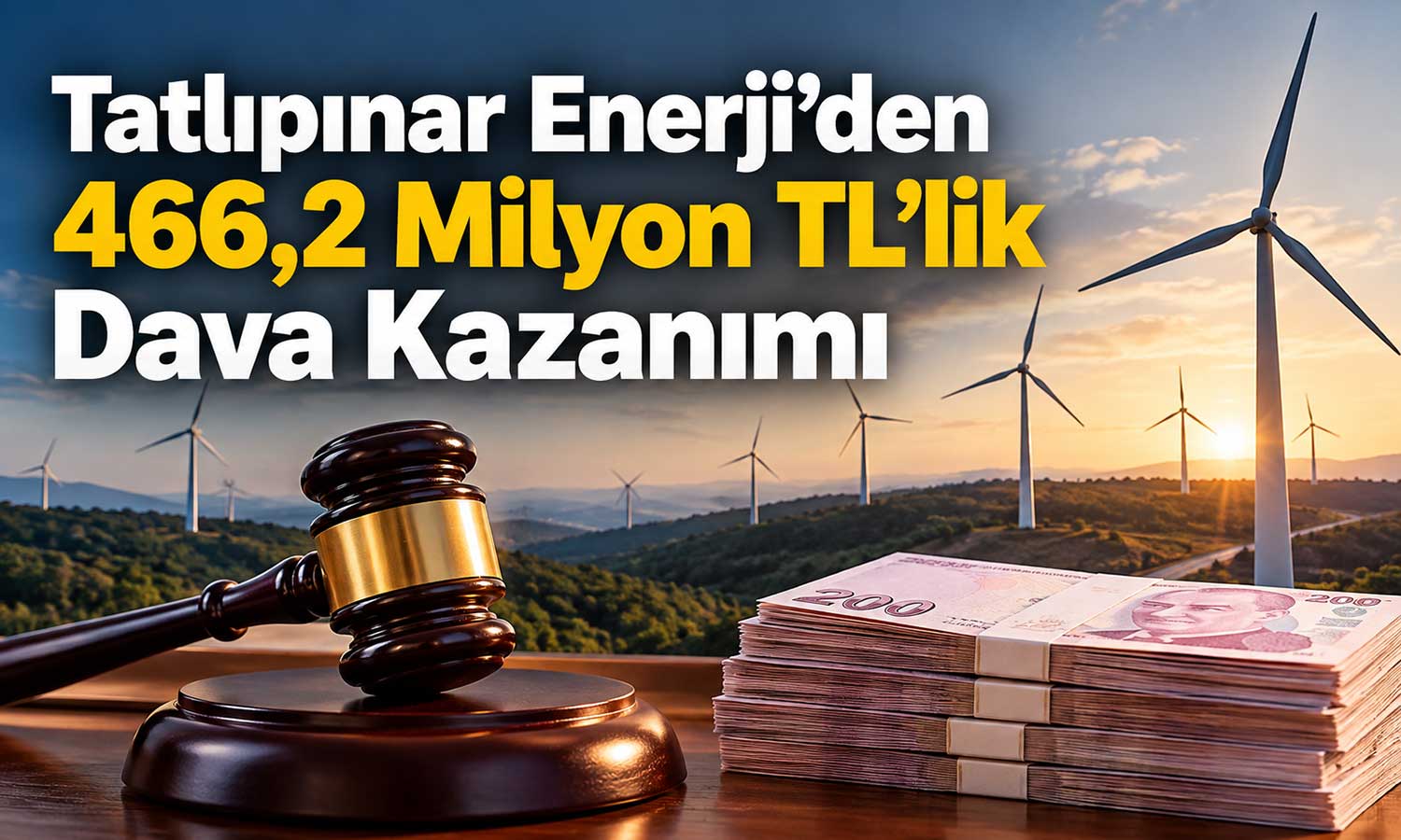 Tatlıpınar Enerji’nin RES katkı payı davasında karar çıktı