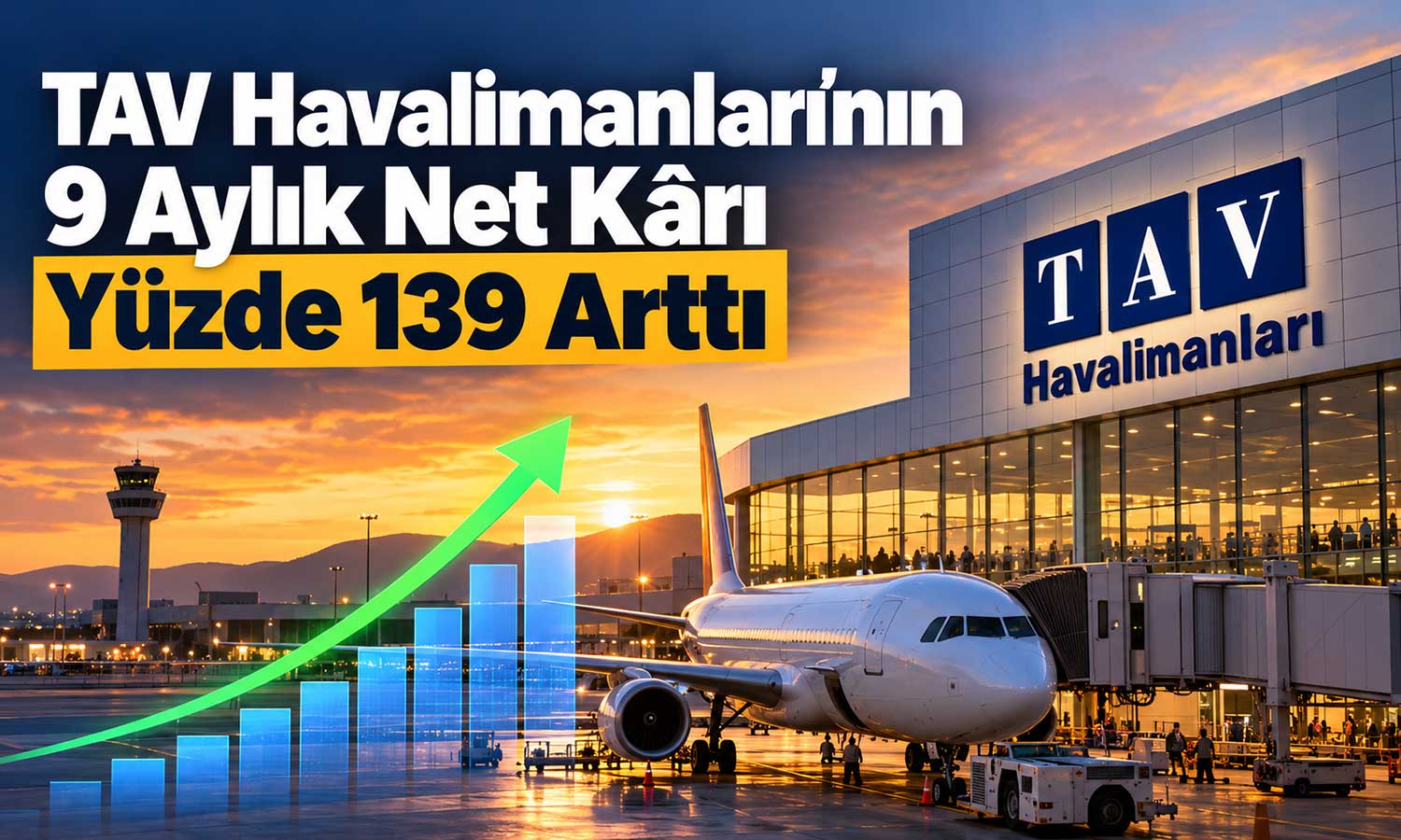 TAV Havalimanları 9 ayda 9,6 milyar TL net kâr açıkladı