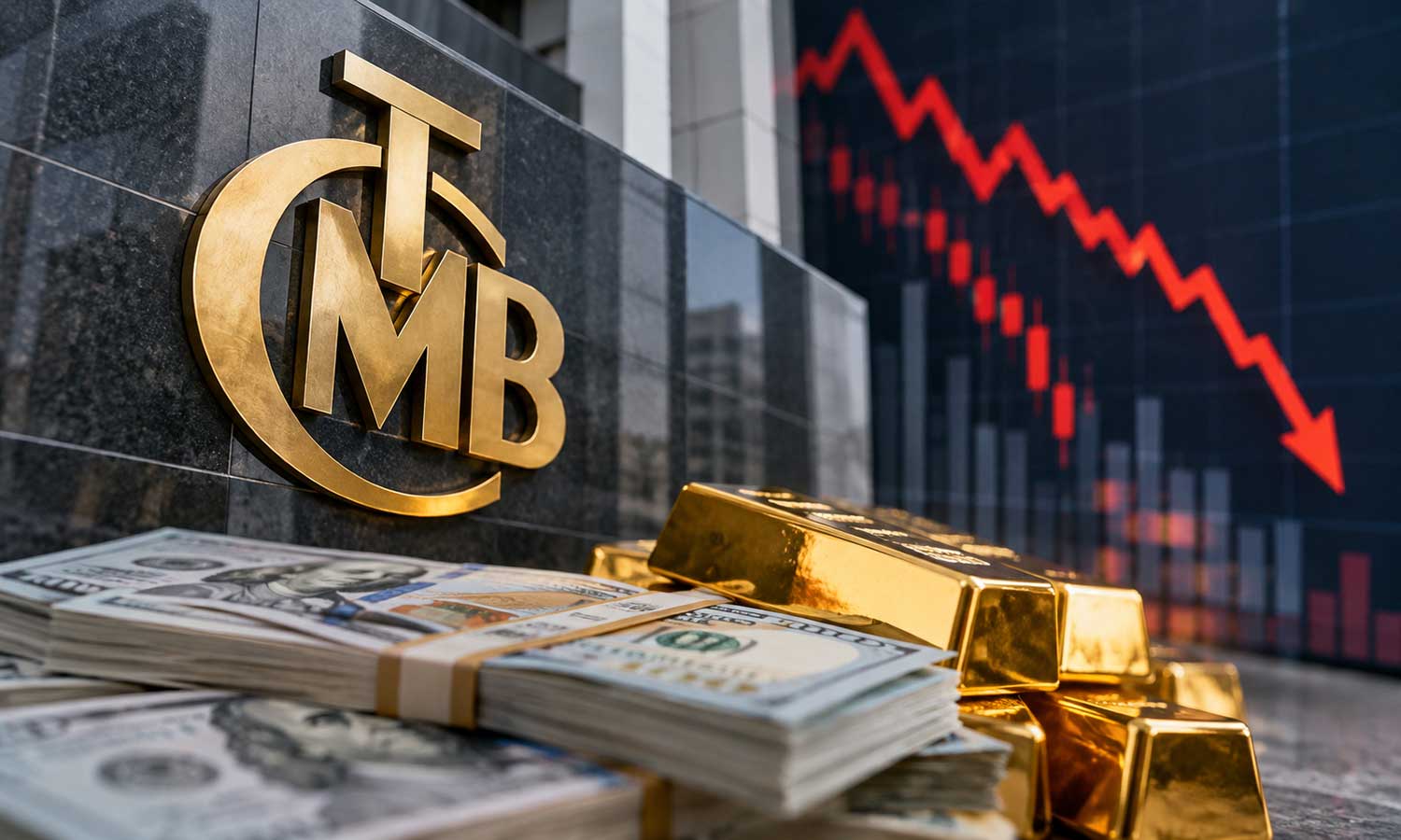 TCMB rezervlerinde bir haftada 2,5 milyar dolarlık kayıp