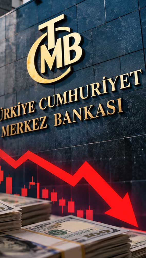 TCMB’nin altın ve döviz rezervleri geriledi