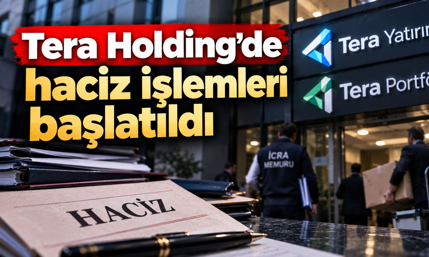 Tera Yatırım ve Tera Portföy’e haciz işlemi