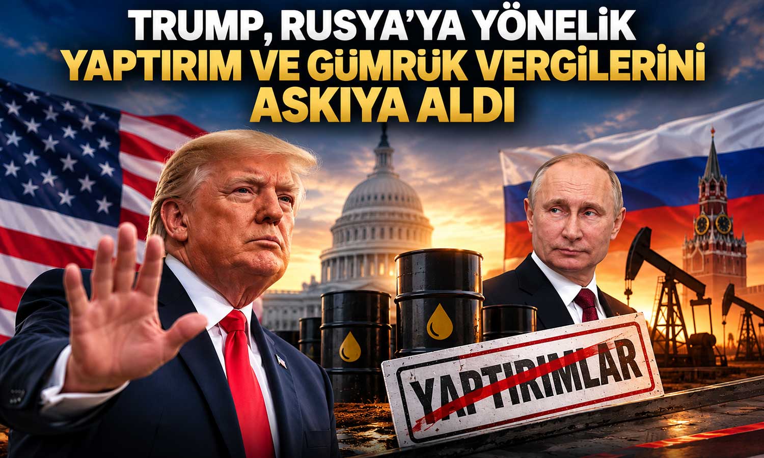 Trump’tan Rusya kararı: Yeni yaptırımlara muafiyet getirdi