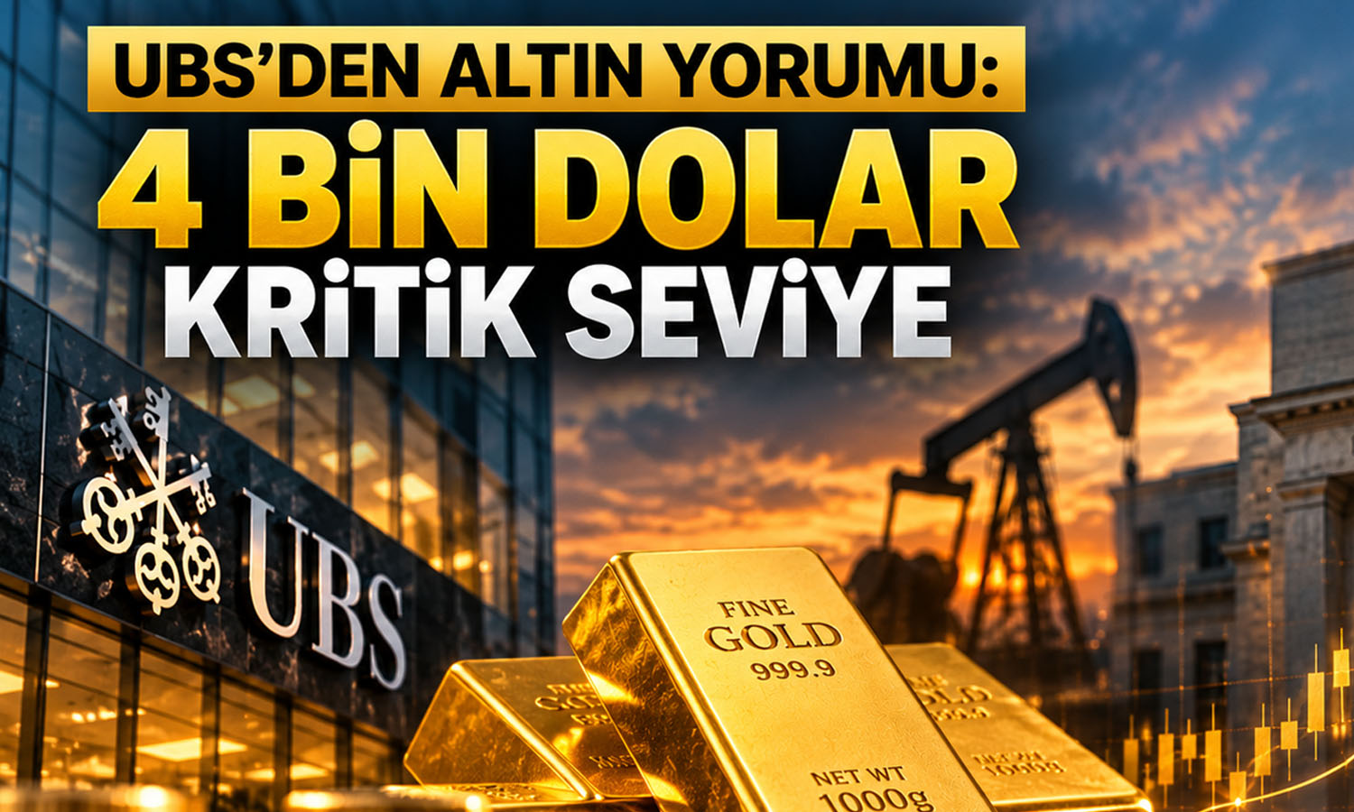 UBS analisti: Altında 4 bin dolar alımları güçlendirebilir