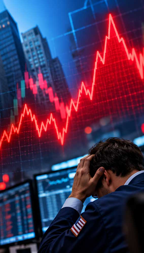 Wall Street’te korku endeksi yükseldi: Daha büyük düşüş bekleniyor