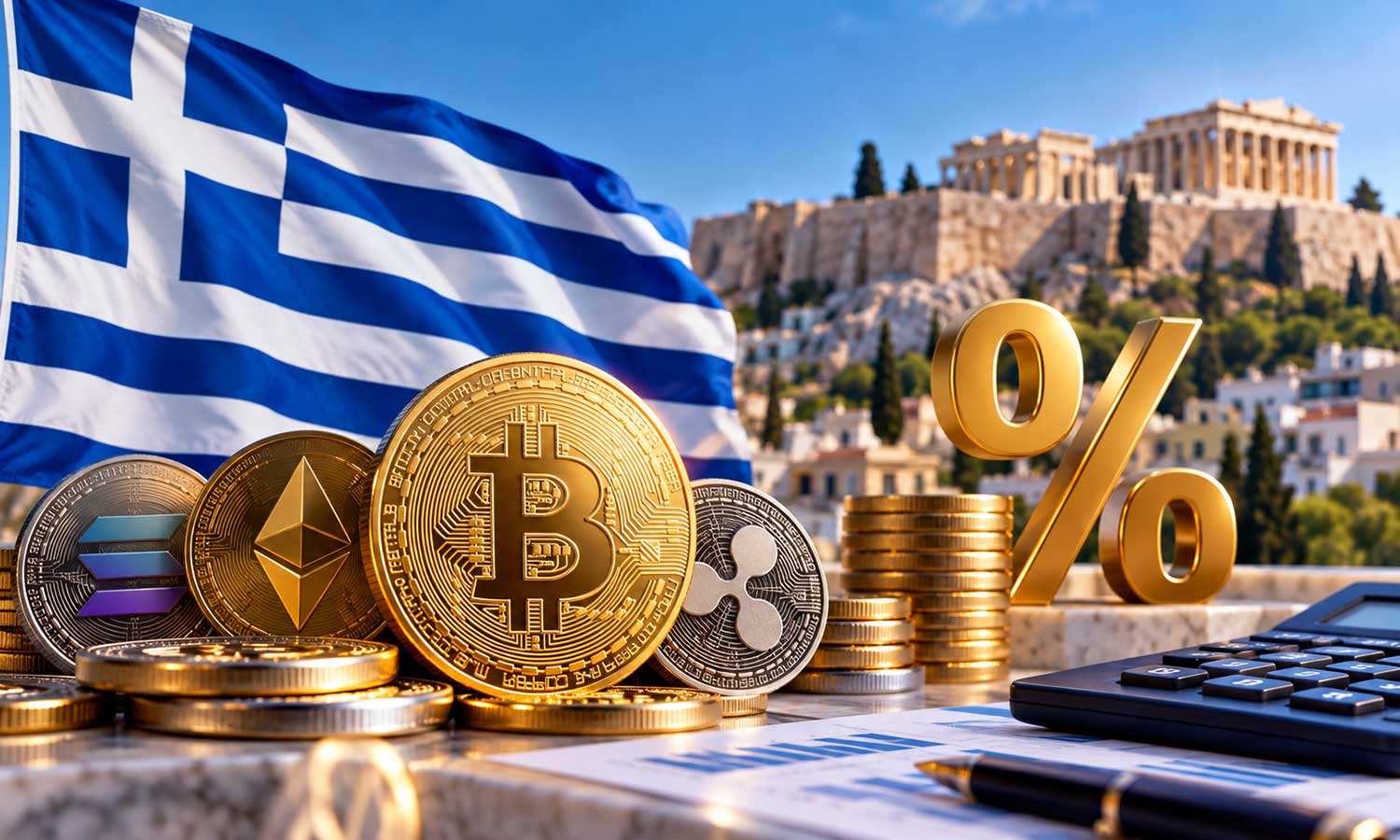 Yunanistan kripto kazançlarına yüzde 10 vergi getirmeye hazırlanıyor